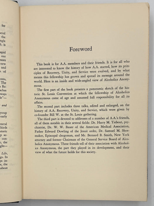 Alcoholics Anonymous Comes Of Age - Second Printing from 1967 - ODJ