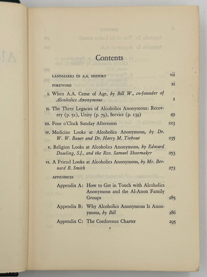 Alcoholics Anonymous Comes Of Age - First Printing from 1957