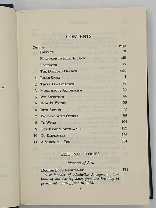 Alcoholics Anonymous Third Edition First Printing from 1976 - ODJ