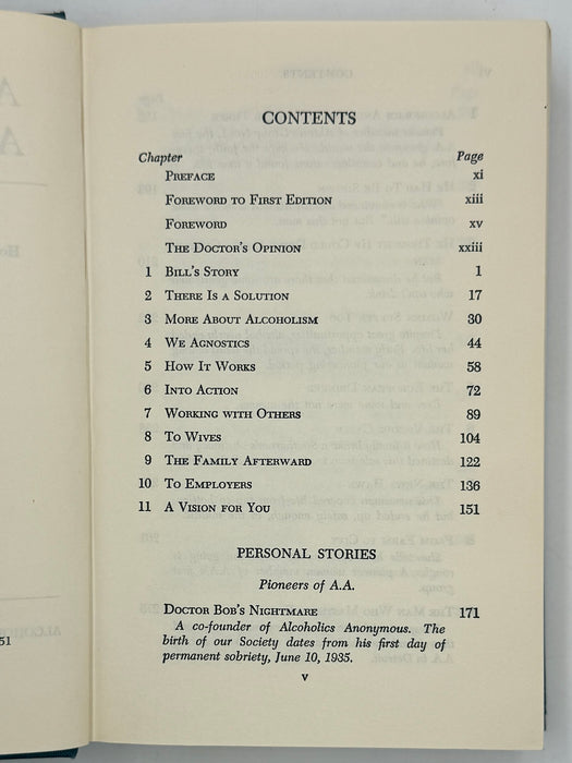 Alcoholics Anonymous Second Edition 15th Printing from 1973 - ODJ