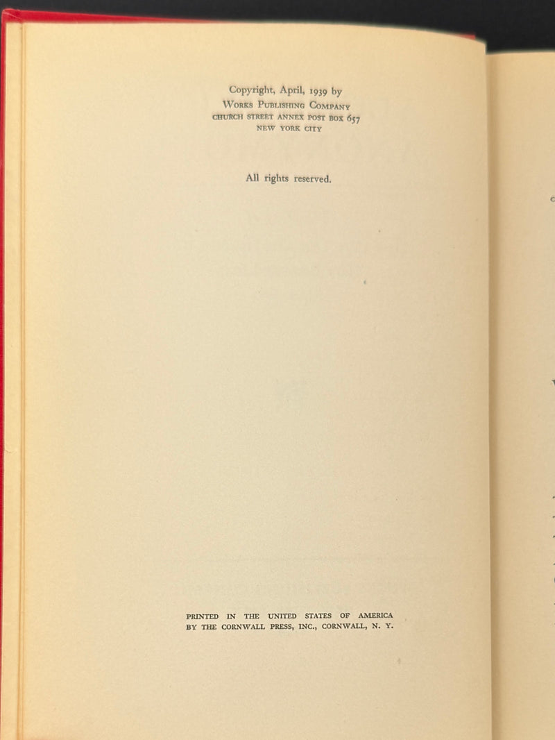 Alcoholics Anonymous — First Edition, First Printing | April 1939