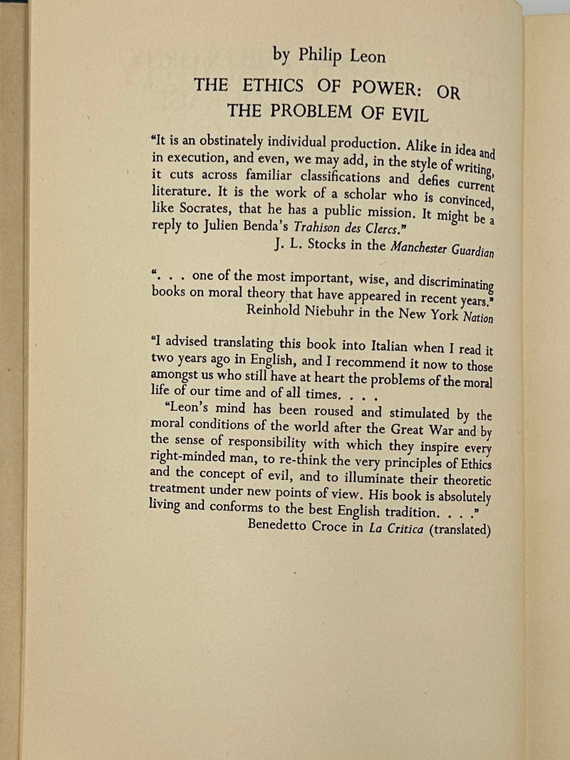 Philosophy of Courage or The Oxford Group Way by Philip Leon - 1939 - ODJ West Coast Collection