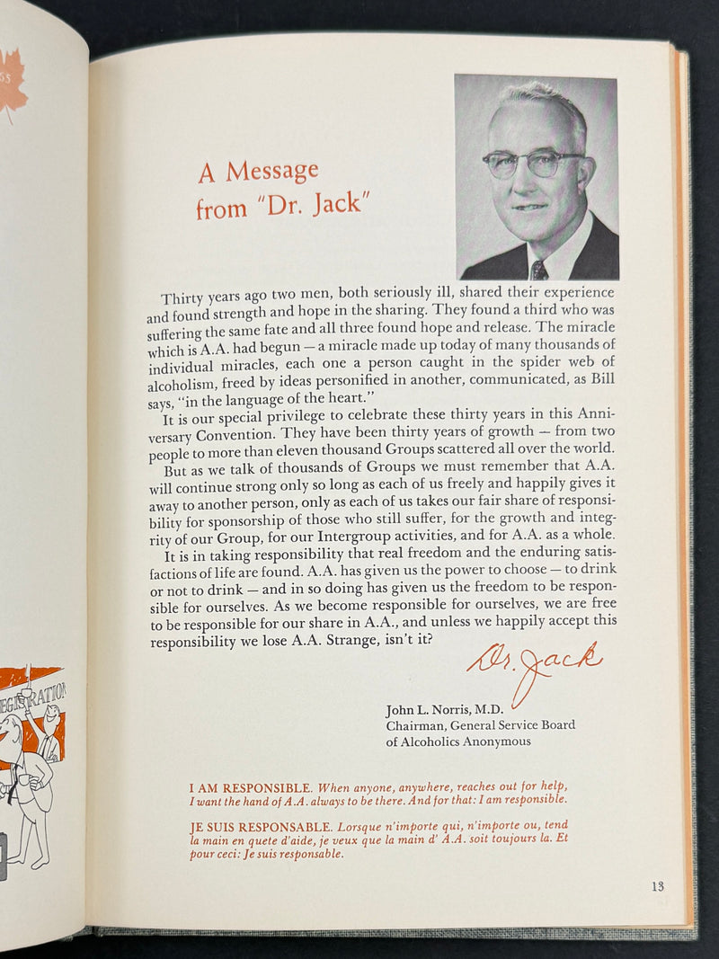 1965 Alcoholics Anonymous 30th Anniversary International Convention Collection