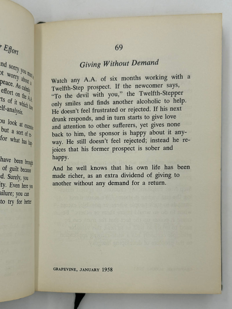 The AA Way of Life - First Printing from 1967