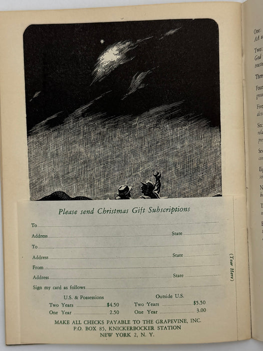 AA Grapevine from December 1952