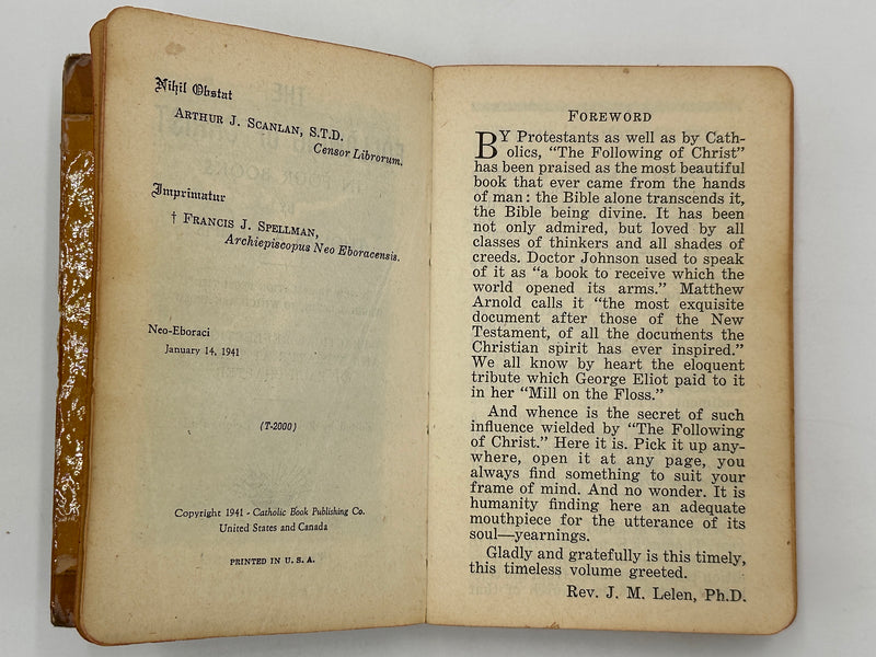 Signed by Sister Ignatia - The Following of Christ Recovery Collectibles