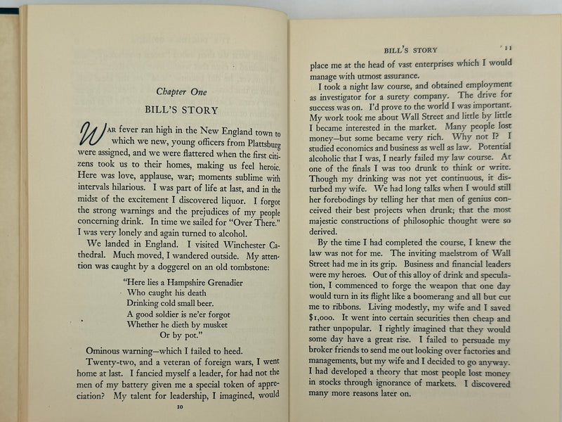 Alcoholics Anonymous — First Edition, Thirteenth Printing (February 1950) With Original Dust Jacket
