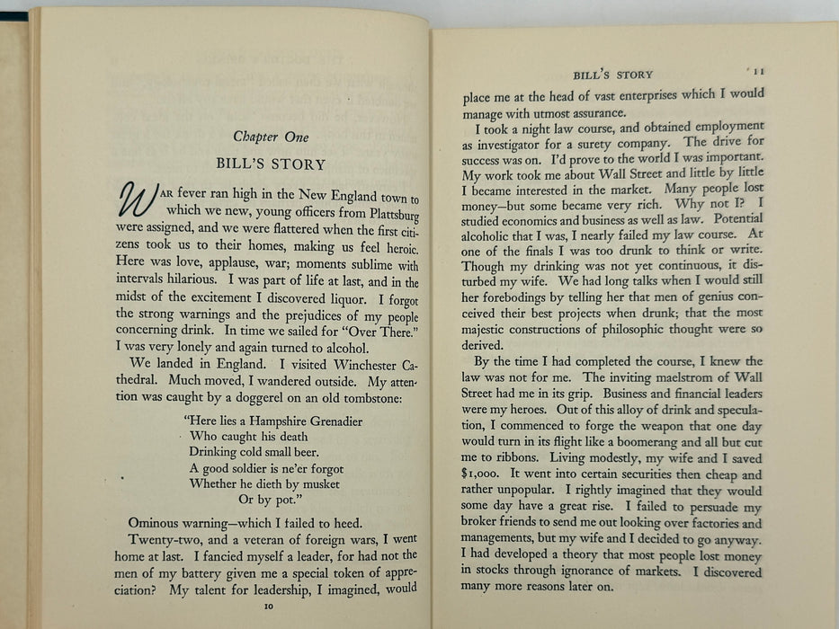 Alcoholics Anonymous — First Edition, Thirteenth Printing (February 1950) With Original Dust Jacket