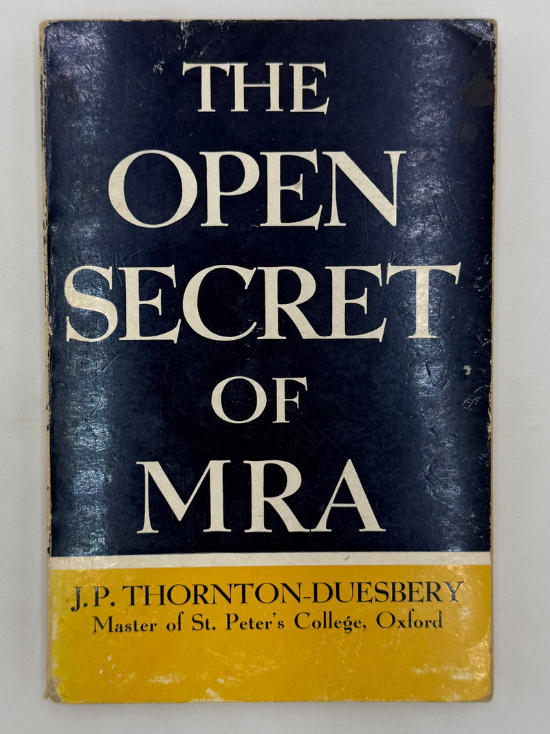 The Open Secret of MRA by J.P. Thornton-Duesbery