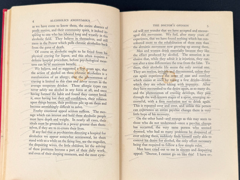 Alcoholics Anonymous — First Edition, First Printing | April 1939