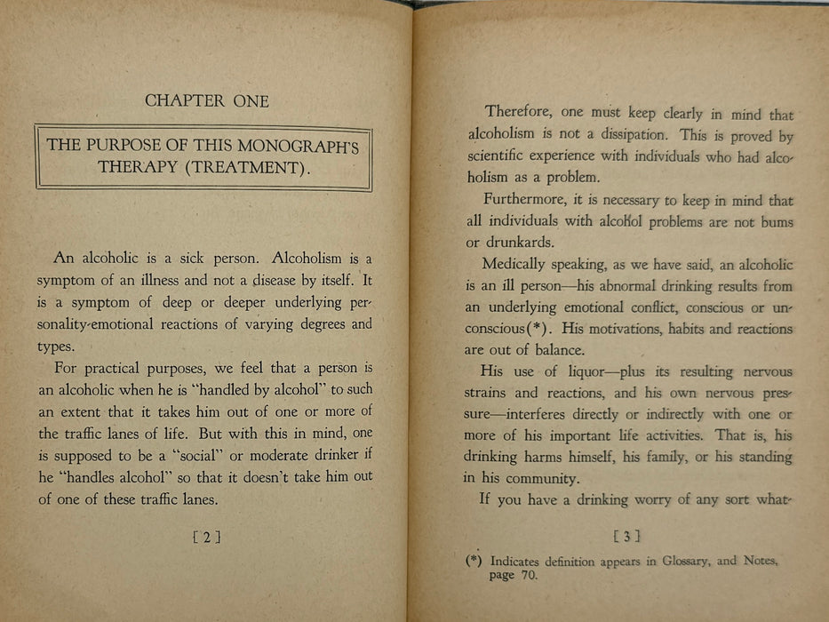 Alcoholics Are Sick People by Robert V. Seliger, M.D.