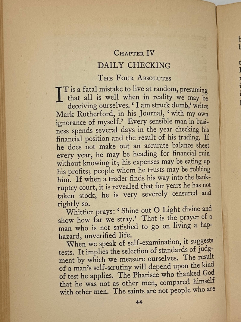 The Eight Points of the Oxford Group by C. Irving Benson - Fifth Printing from 1937 West Coast Collection