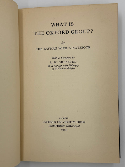 Books of the Rising Tide: The Oxford Group’s Recommended Reading