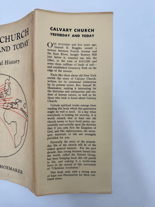 Calvary Church Yesterday and Today by Samuel M. Shoemaker - First Printing - ODJ West Coast Collection