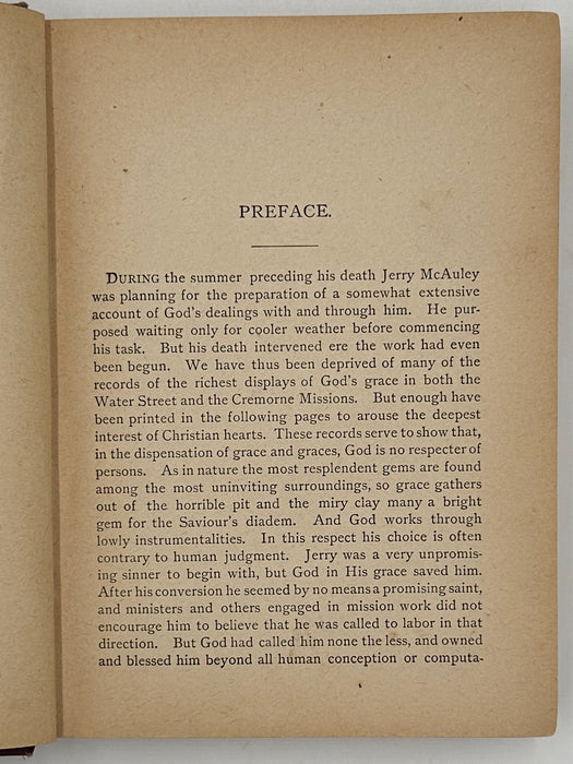 Jerry McAuley An Apostle To The Lost - 2nd Edition