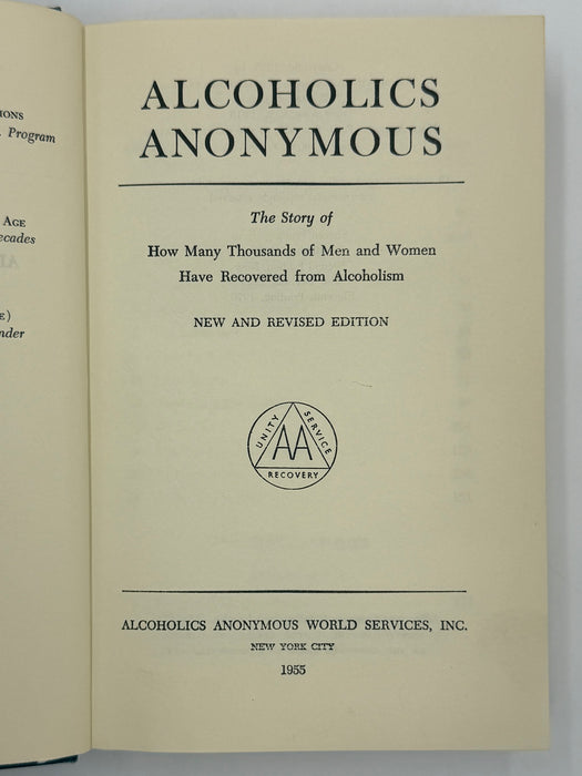 Alcoholics Anonymous Second Edition Big Book 11th Printing with ODJ