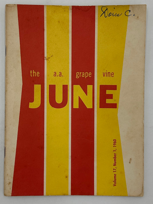 AA Grapevine from June 1960 - Program for Long Beach International Convention