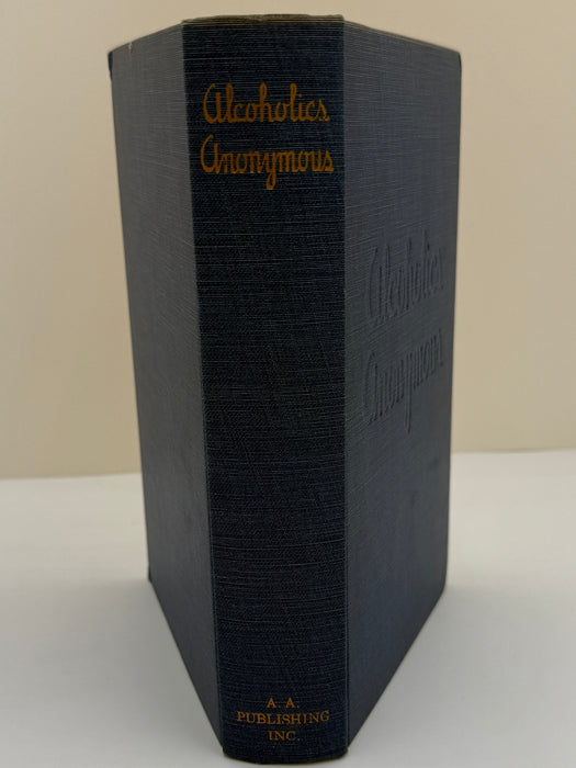 First Issue with Original White Band - Alcoholics Anonymous Second Edition First Printing from 1955 with ODJ