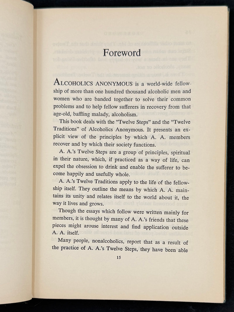 Twelve Steps and Twelve Traditions | Third Printing — December 1958 — RDJ