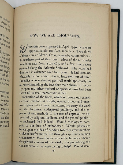 Alcoholics Anonymous First Edition 14th Printing from 1951 - ODJ