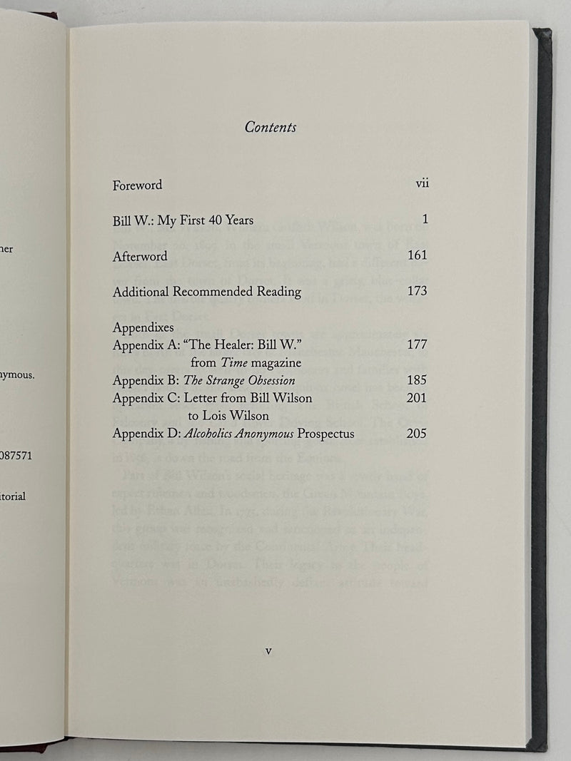 Bill W.: My First 40 Years - 2nd Printing from 2000