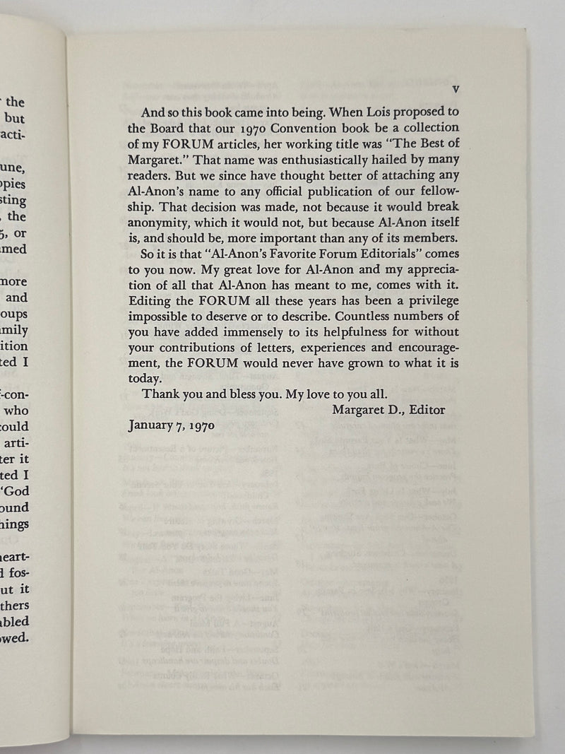 Al-Anon Forum Favorites - 4th Printing