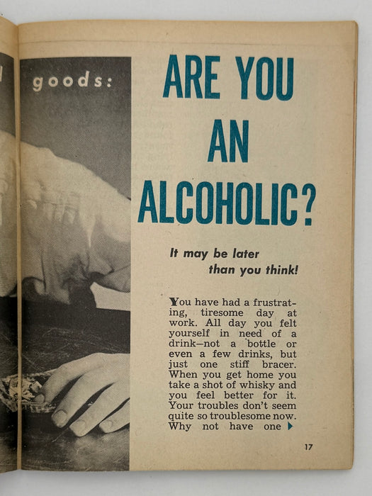 Pulse Magazine from October 1954 - Are You An Alcoholic?