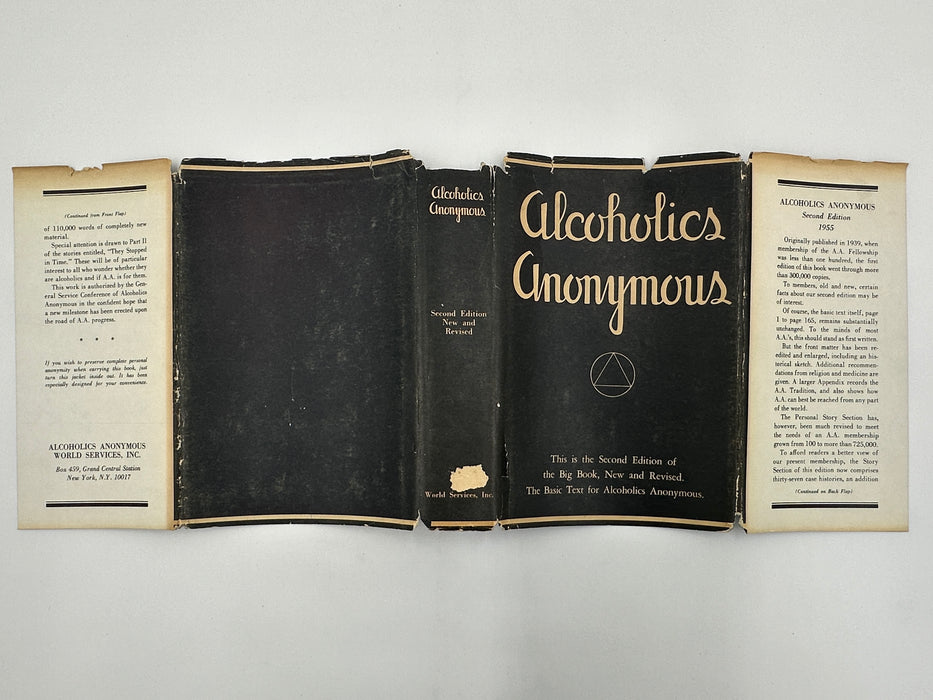 Alcoholics Anonymous Second Edition Sixteenth Printing from 1974 - ODJ Recovery Collectibles