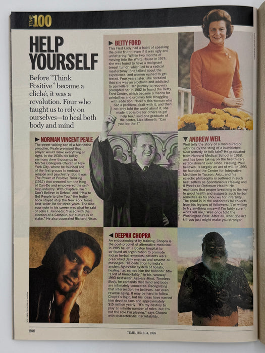 Time Magazine from June 1999 - Heroes and Icons - Featuring Bill W