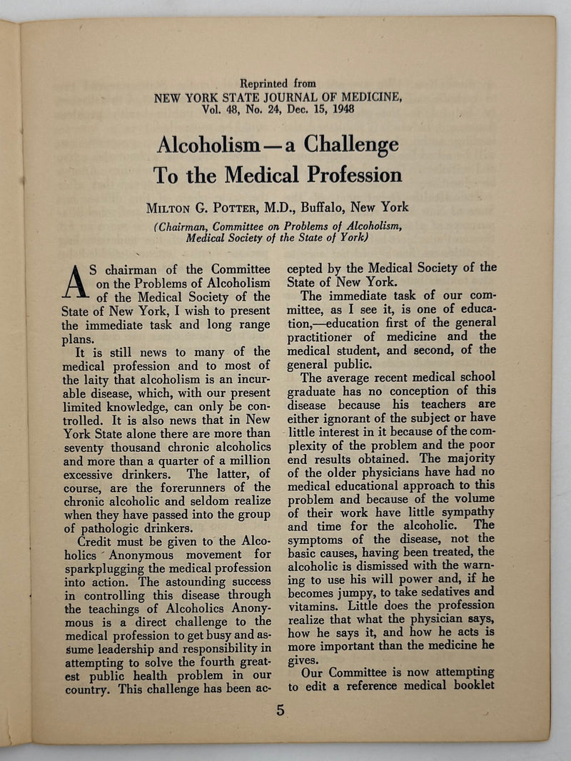AA Grapevine from April 1949