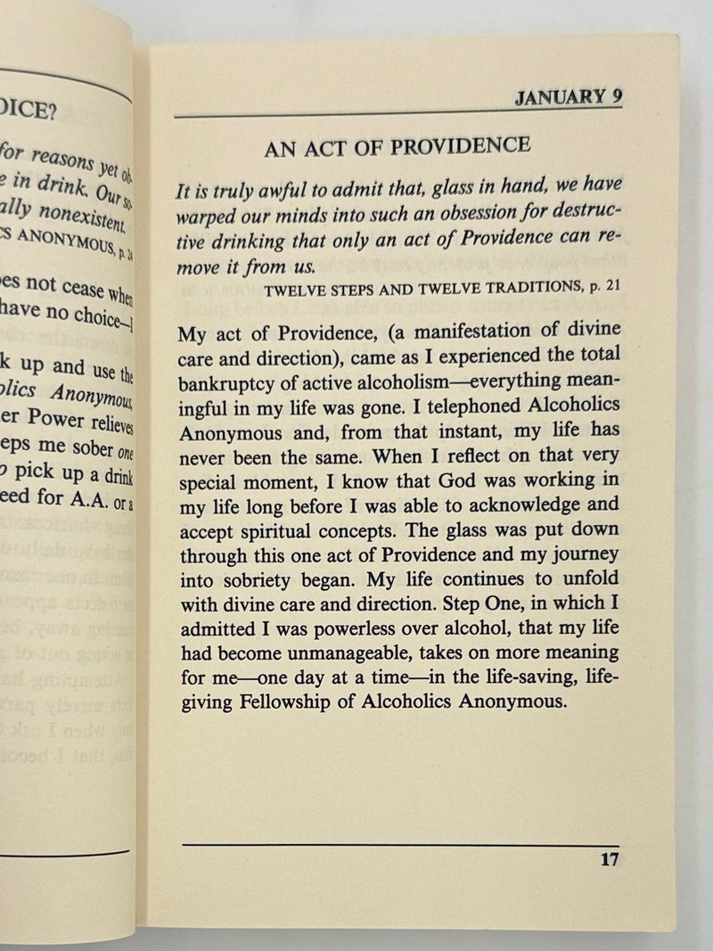 Daily Reflections - First Printing from 1990