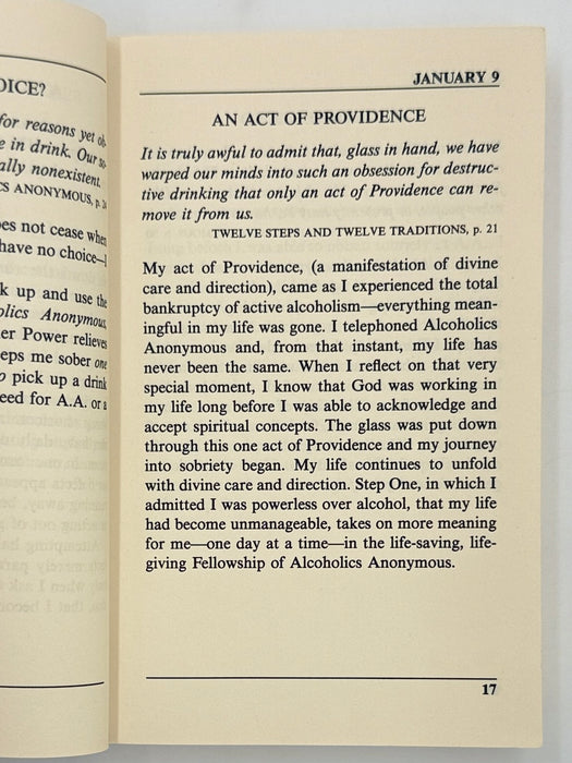 Daily Reflections - First Printing from 1990