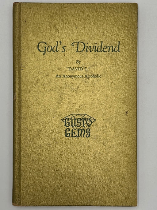 God’s Dividend - Signed by author David L. Recovery Collectibles