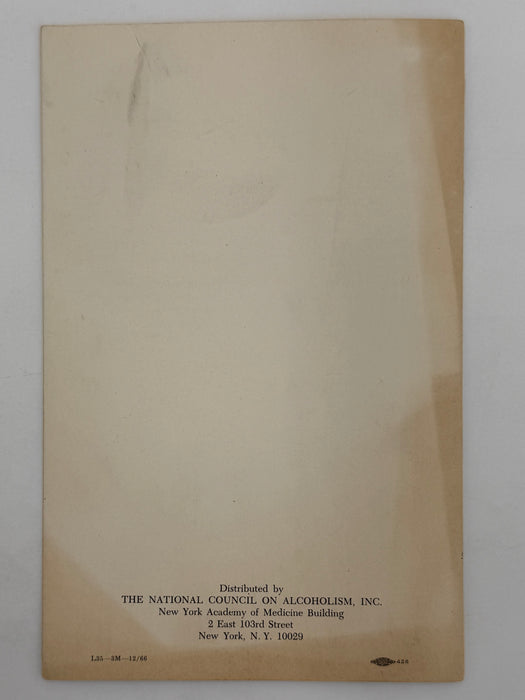 Alcoholism is a Disease - NCA Pamphlet