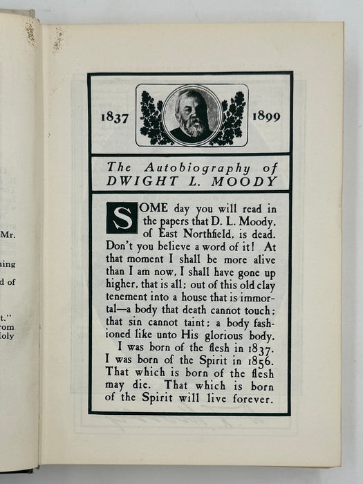 The Life of D. L. Moody – By His Son (Authorized Biography, Reprint Edition)