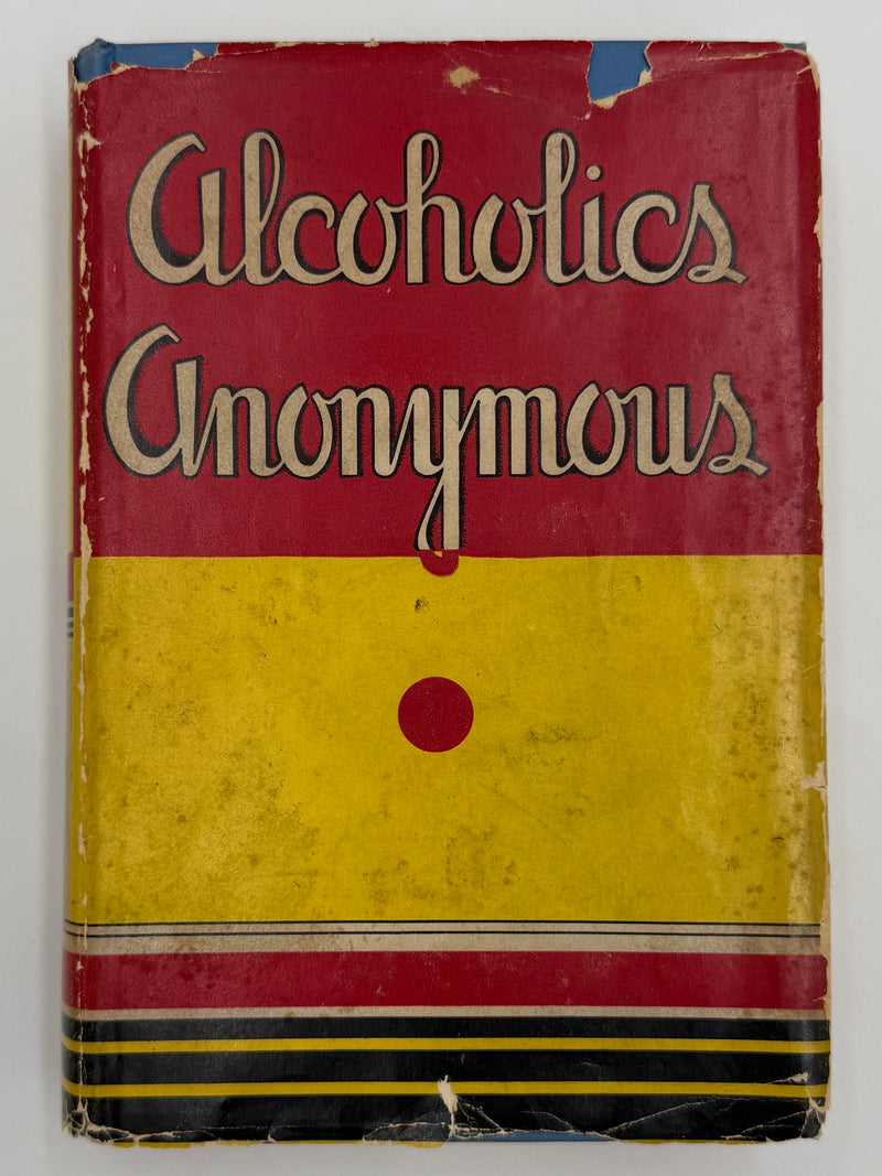 Alcoholics Anonymous First Edition 5th Printing from 1944 - ODJ -  Baby Blue