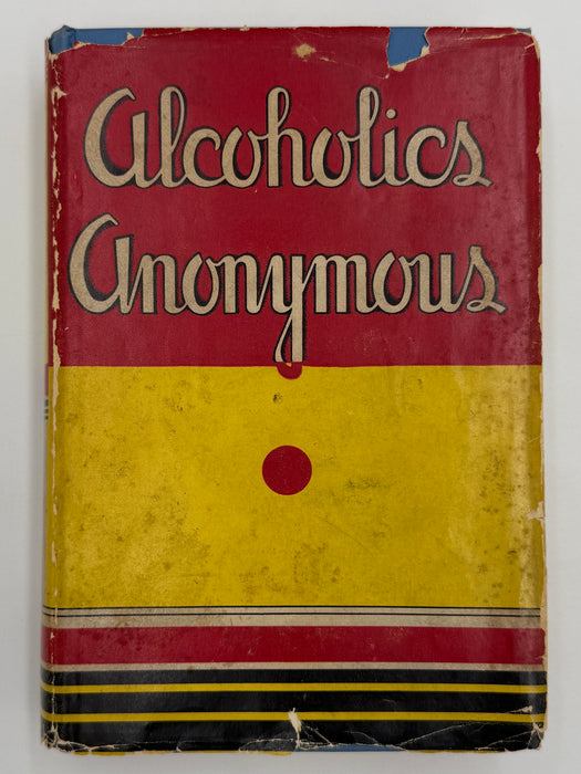 Alcoholics Anonymous First Edition 5th Printing from 1944 - ODJ -  Baby Blue