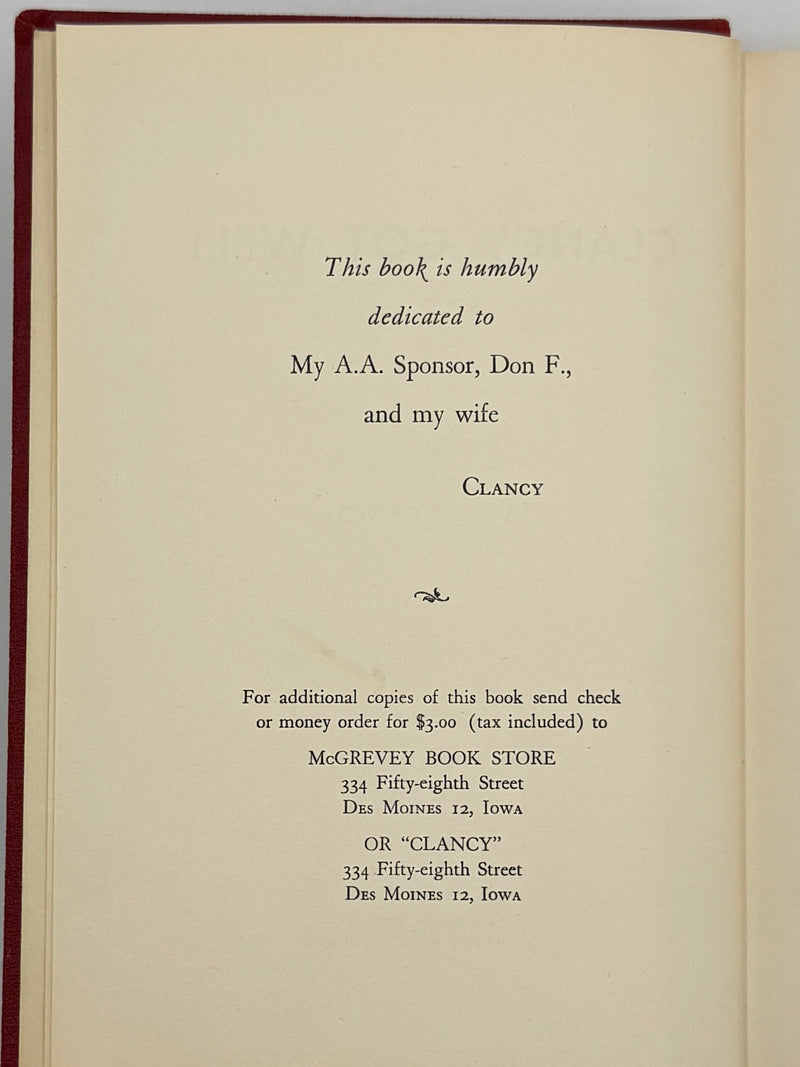 Clancy Got Well (1951) — Jay R. Clancy / Judge Ray Harrison (“Clancy”)