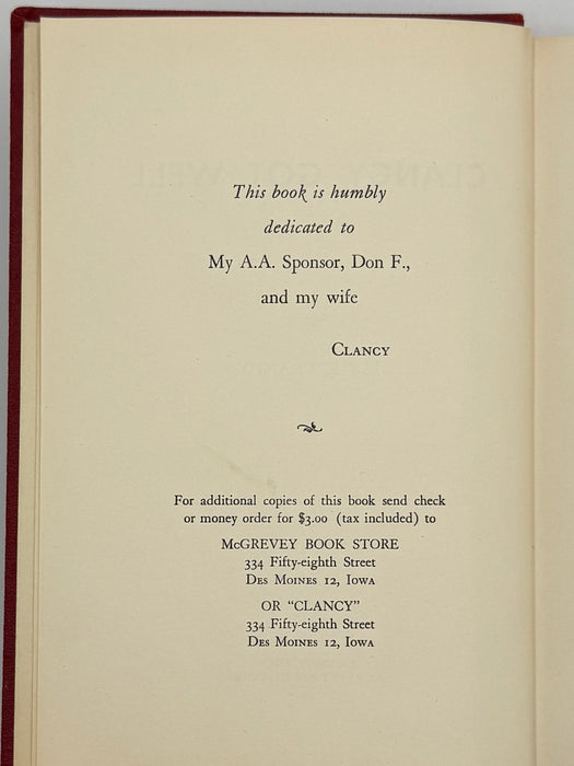 Clancy Got Well (1951) — Jay R. Clancy / Judge Ray Harrison (“Clancy”)