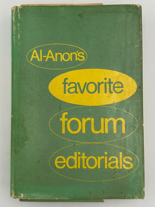SIGNED - Al-Anon’s Favorite Forum Editorials - First Edition from 1970 - ODJ Recovery Collectibles