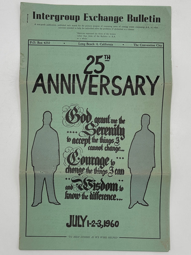 Intergroup Exchange Bulletin from Long Beach, CA - Harbor Area - 1960 Convention