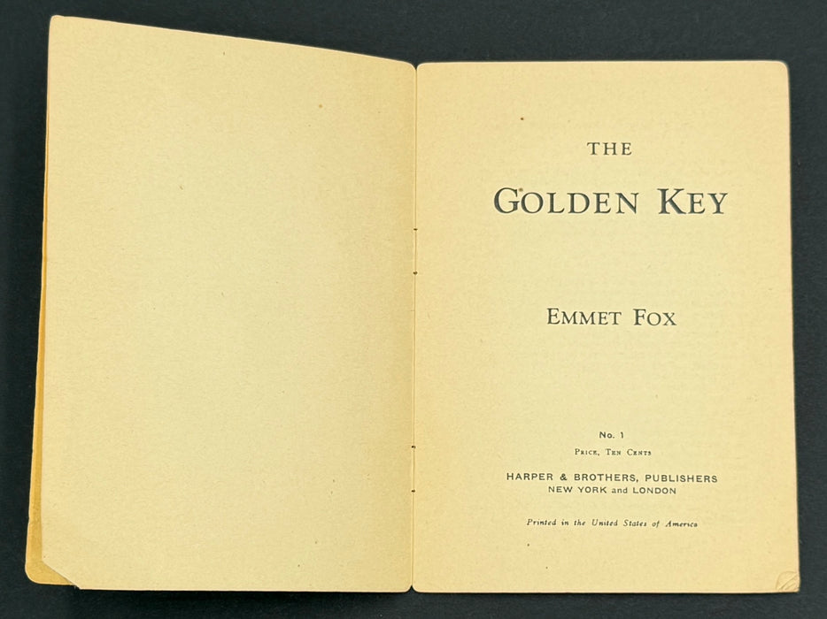 The Golden Key by Emmet Fox