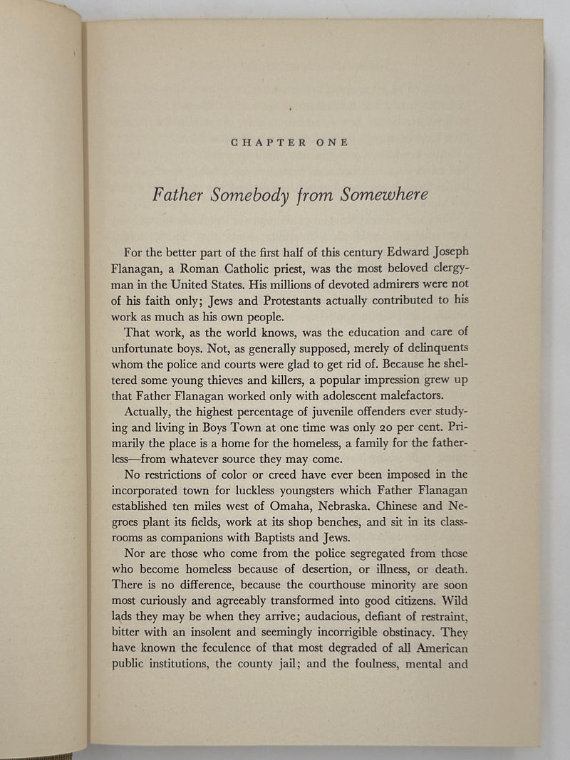 Father Flanagan of Boys Town by Fulton Oursler and Will Oursler