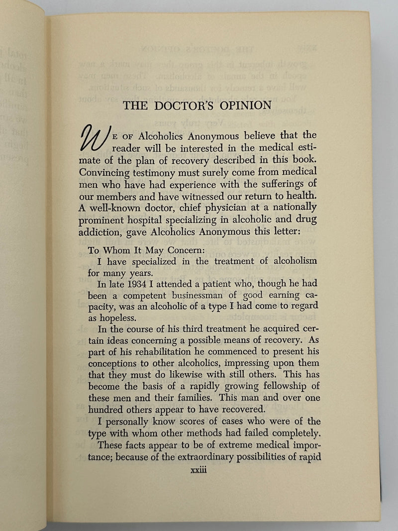 Alcoholics Anonymous Second Edition 6th Printing from 1963 - ODJ Recovery Collectibles