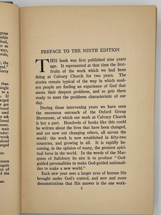 Children of the Second Birth by Samuel M. Shoemaker - Ninth Edition - ODJ Recovery Collectibles
