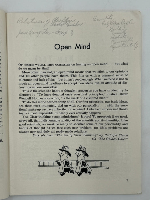 AA Grapevine from May 1958