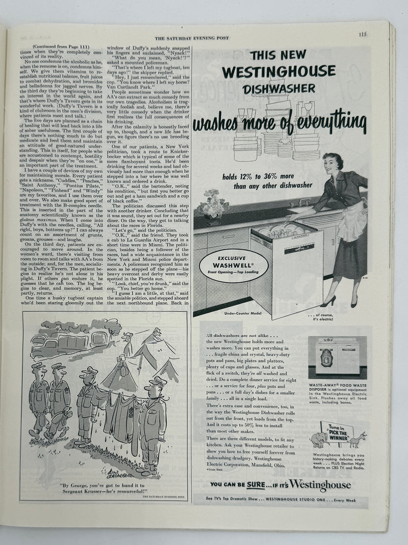 Saturday Evening Post - I’m a Nurse in an Alcoholic Ward - October 1952