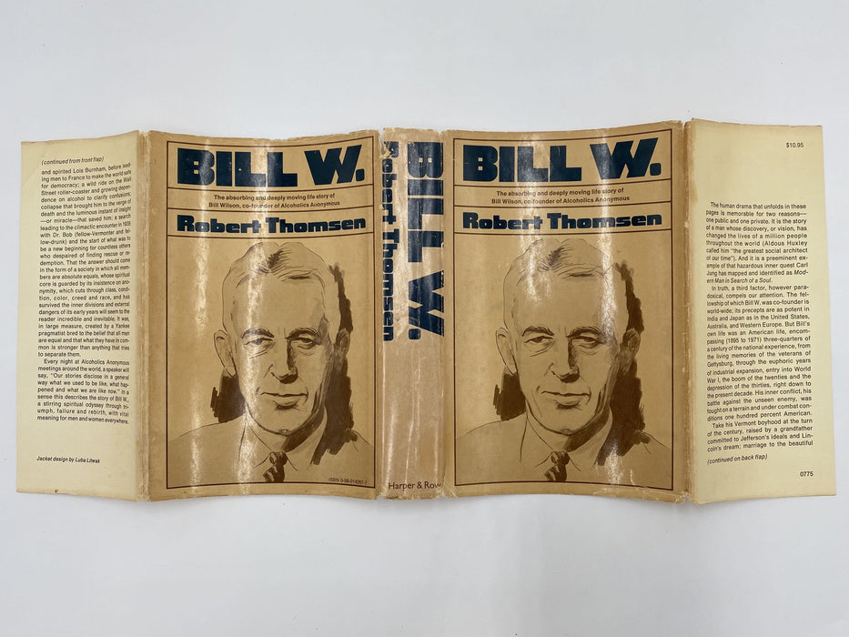 Uncorrected Proof of Bill W. by Robert Thomsen - from 1975 (Copy) Recovery Collectibles