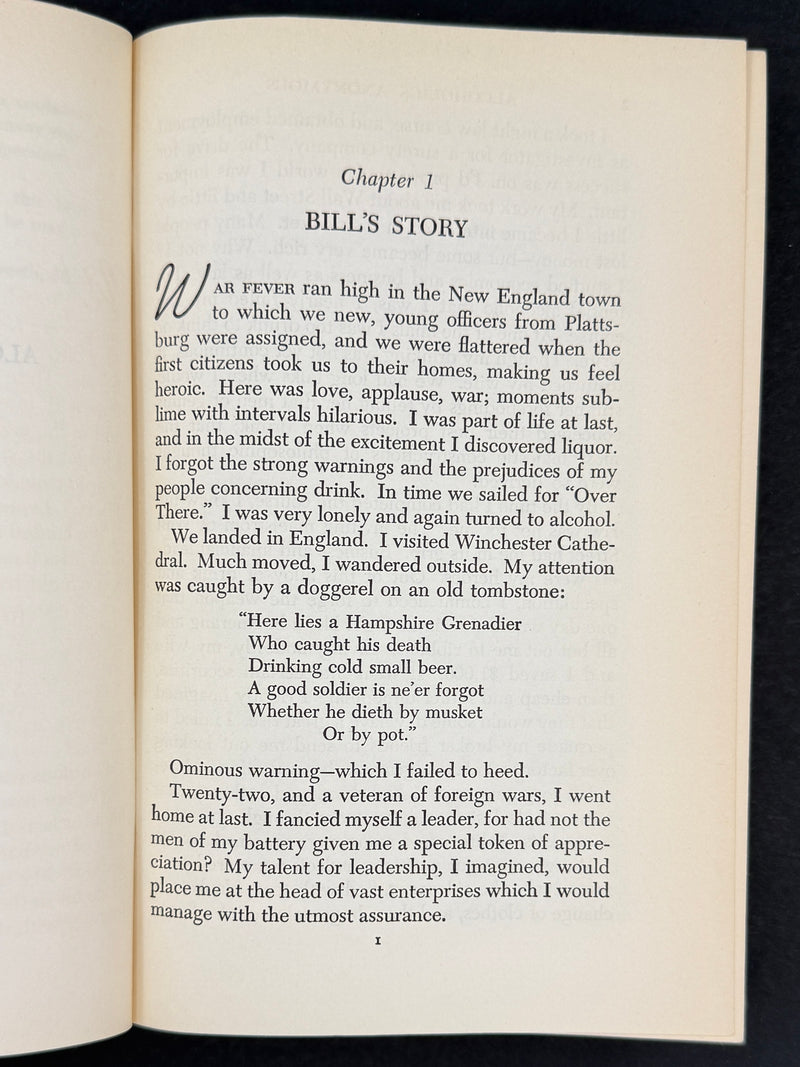 Alcoholics Anonymous Second Edition — First Printing (1955) | Reproduction Dust Jacket
