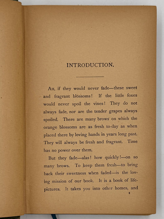 Orange Blossoms: Fresh and Faded by T.S. Arthur